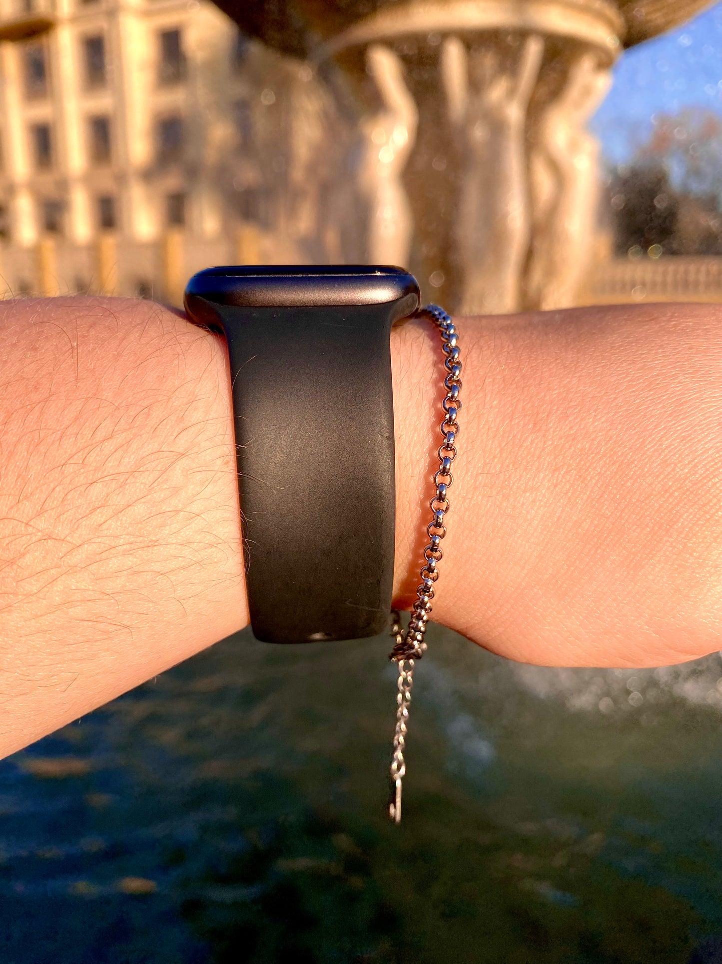 Rolling Spheres Chain Bracelet