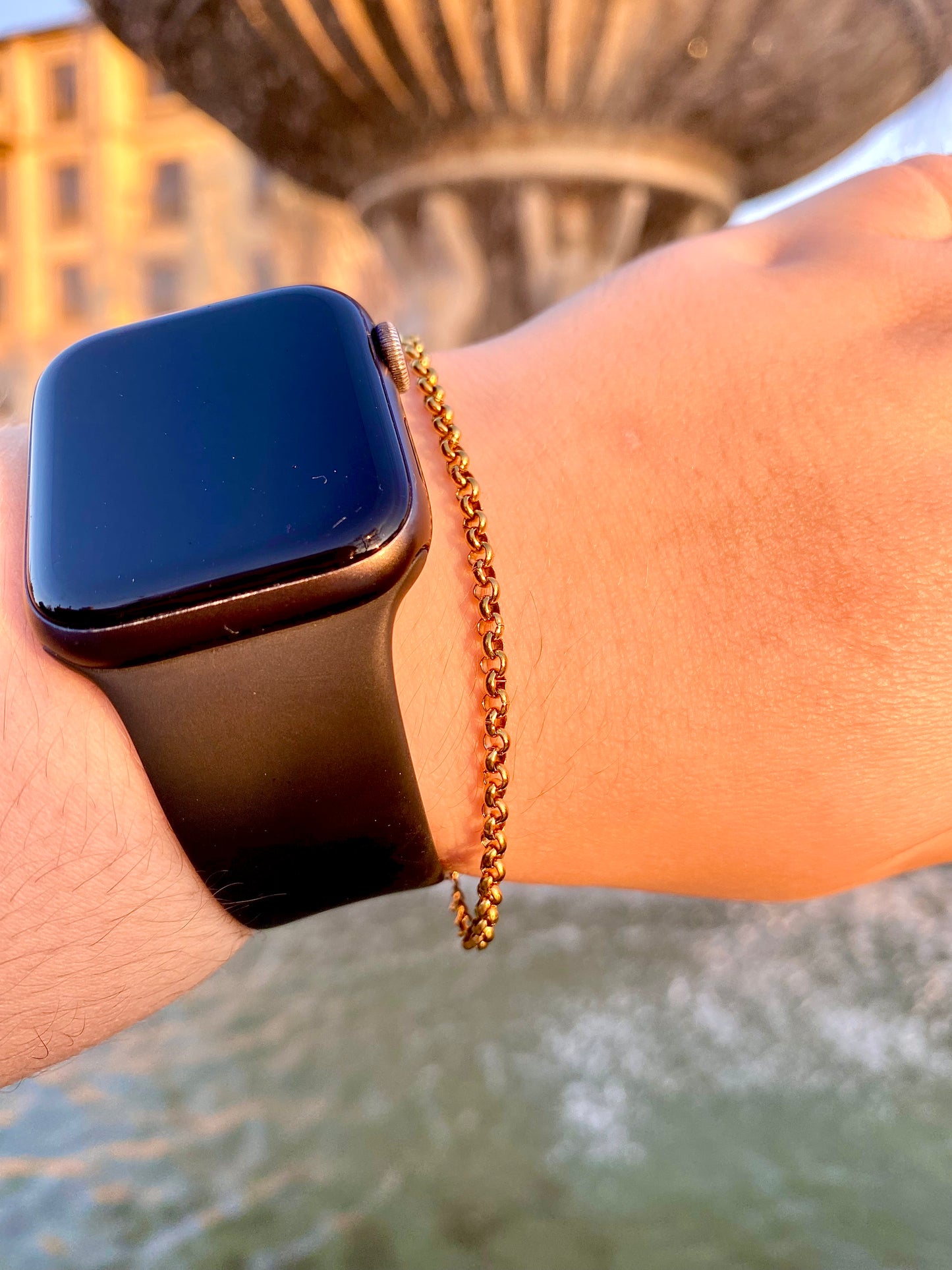 Rolling Spheres Chain Bracelet