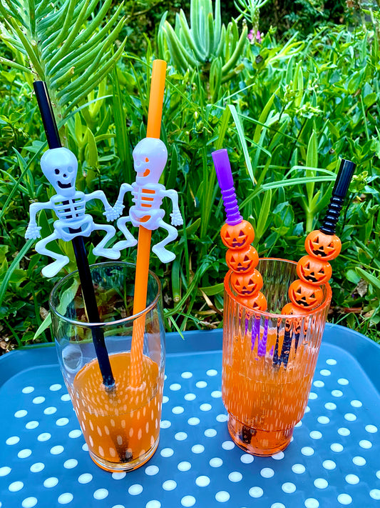 Spooky Sips Halloween Straws - LARGE (4-PACK)