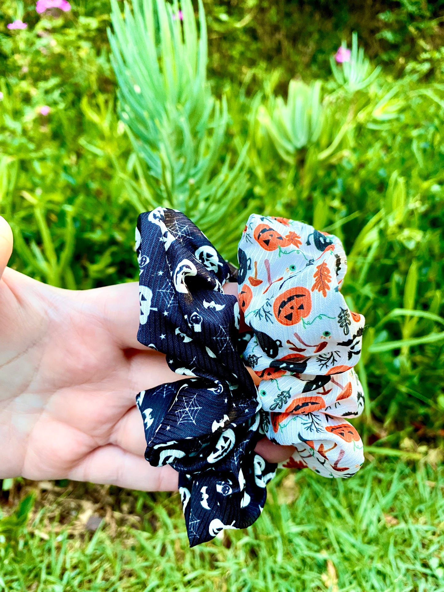 Halloween Classic Hair Scrunchies (2-PACK)