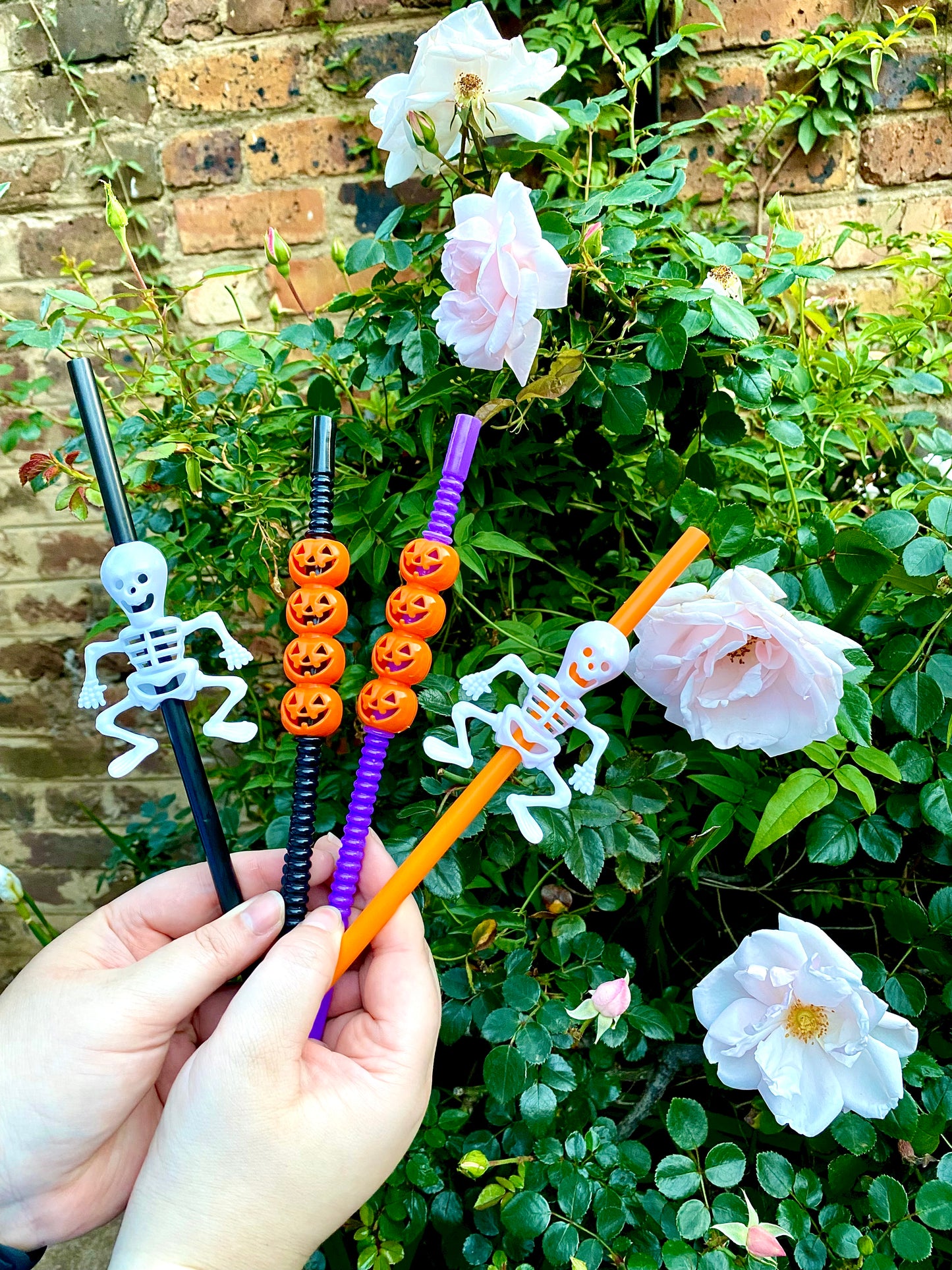 Spooky Sips Halloween Straws - LARGE (4-PACK)