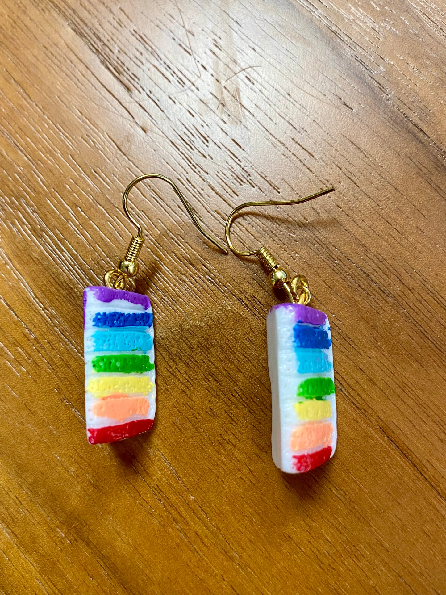 Rainbow Cake Earrings