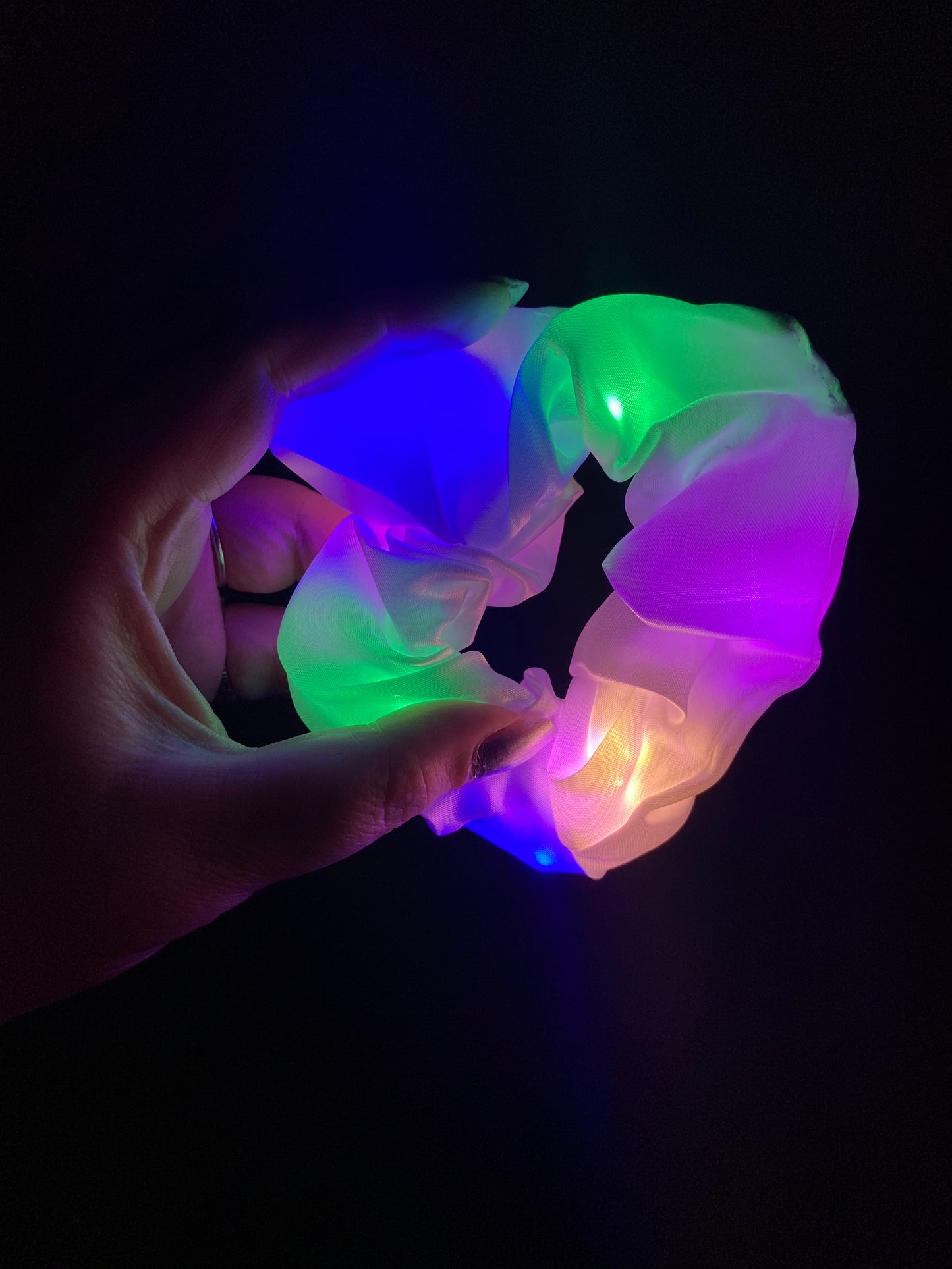 LED Hair Scrunchies 3-Pack