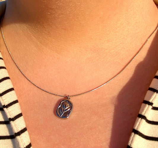 Enchanted Rose Necklace | Stainless Steel