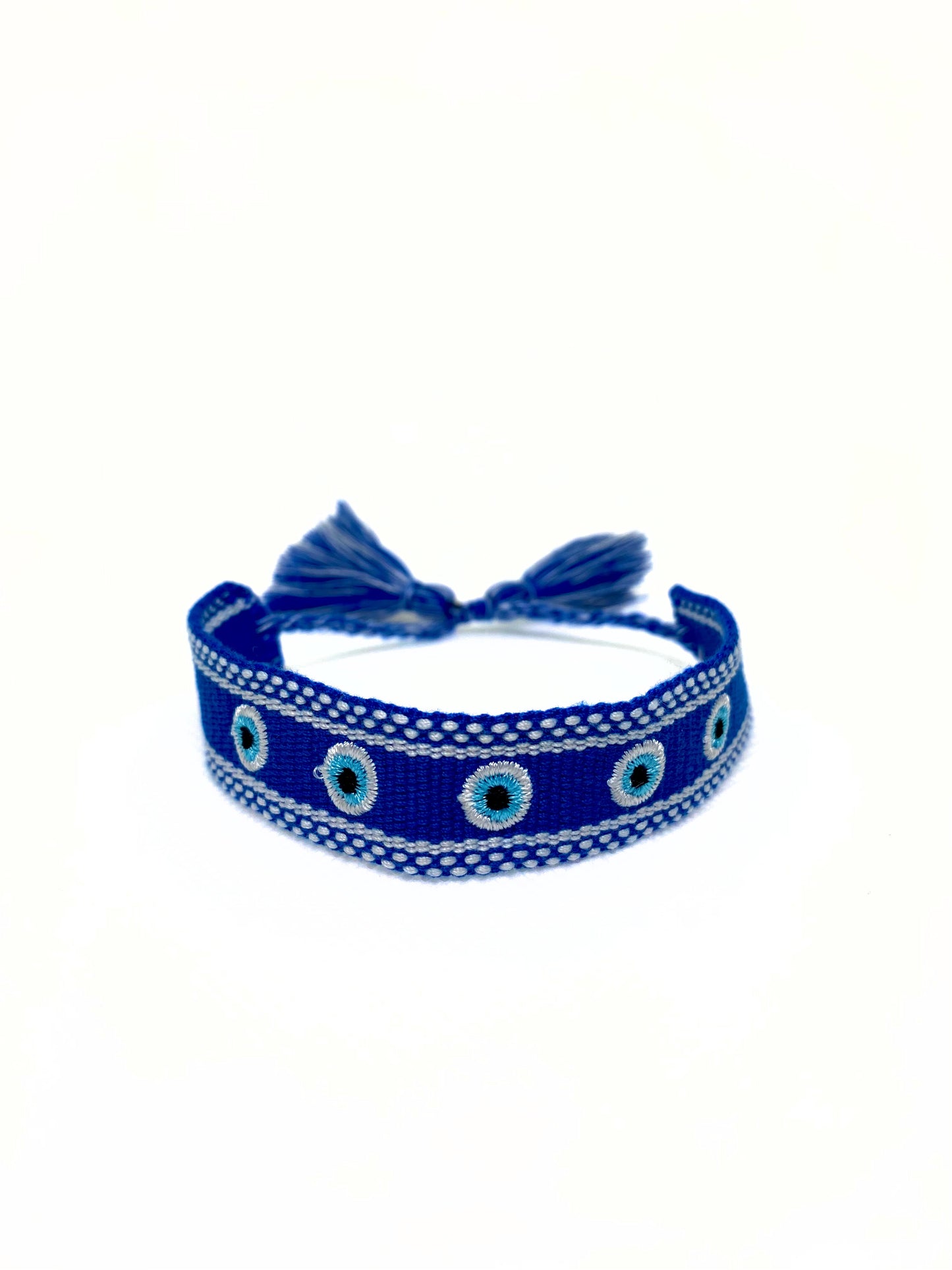 Evil Eye Thick Woven Bracelets