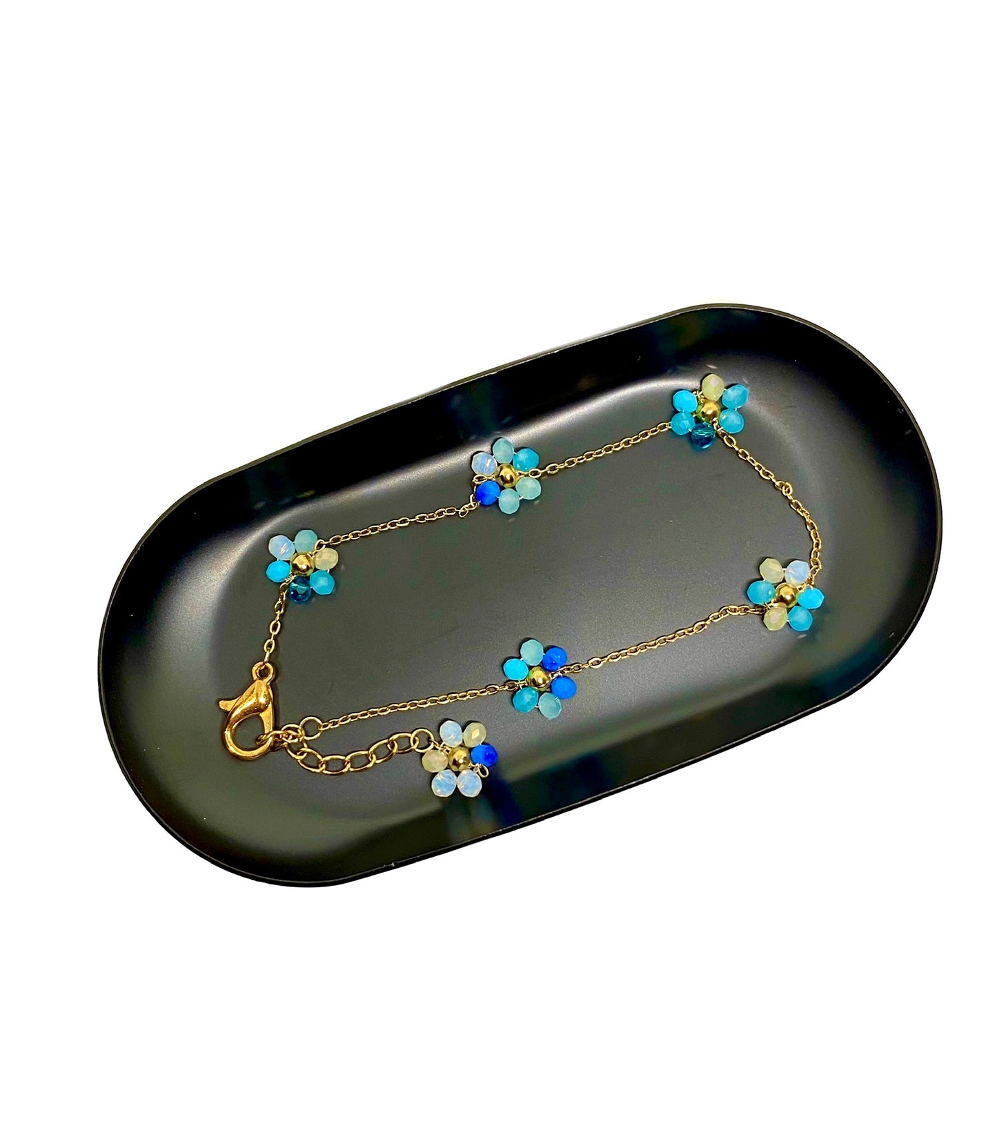 Royalty Daisy Signature Bracelets with Charm | Stainless Steel 18K Gold Plated