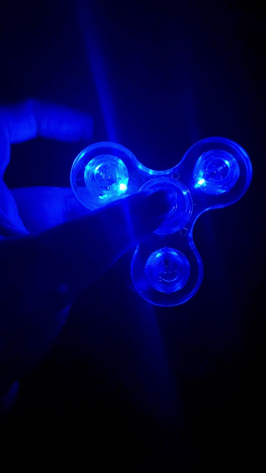 LED Transparent Fidget Spinner